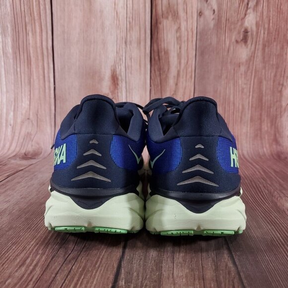 *READ* Hoka One One Clifton 8 Mens Size 10.5 D Running Shoes Blue 1119393 DBOS - Picture 12 of 15